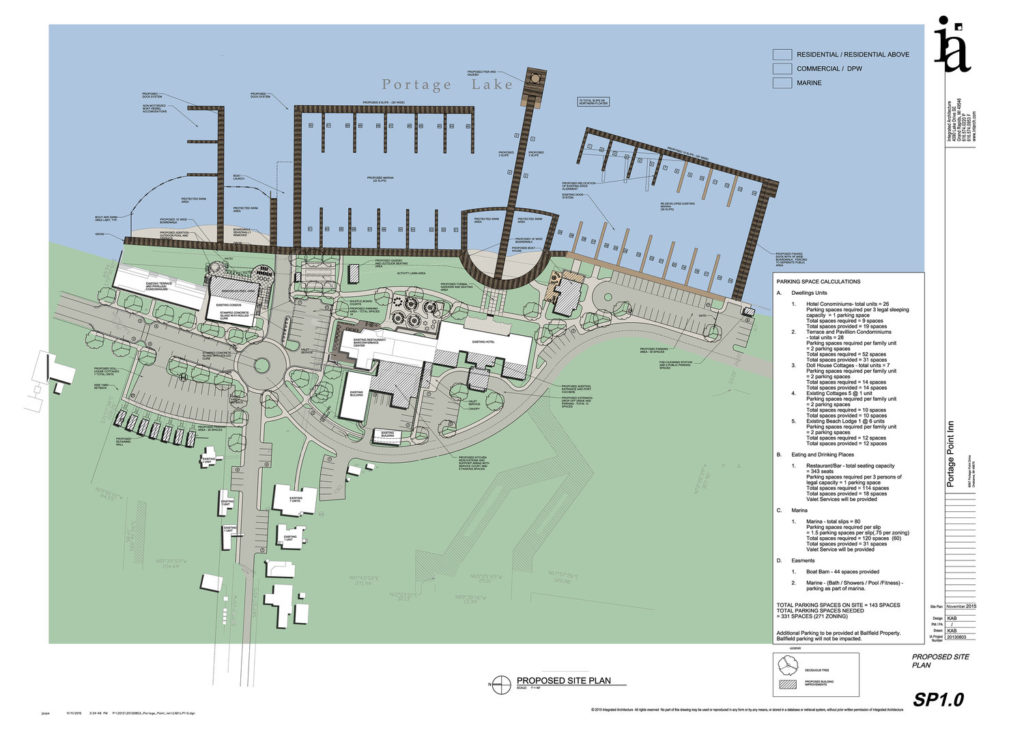 Portage Point Marina map